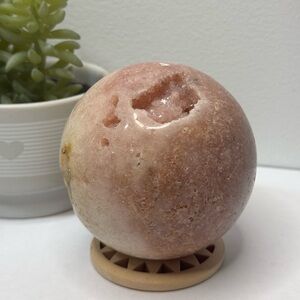 Pink Amethyst Crystal Sphere